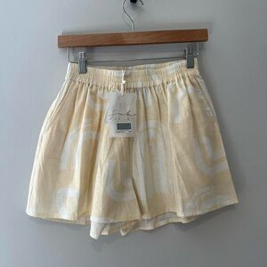 SABO Skirt Thessy Shorts - LINE PRINT - Sz S